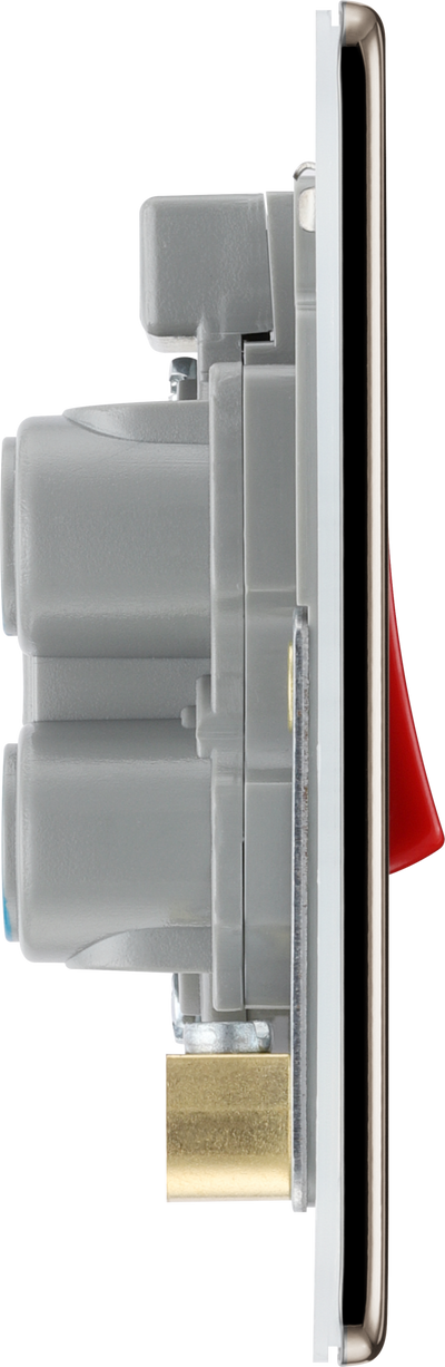 FBN74 Side - This 45A double pole switch with indicator from British General is ideal for use with cookers and ovens.