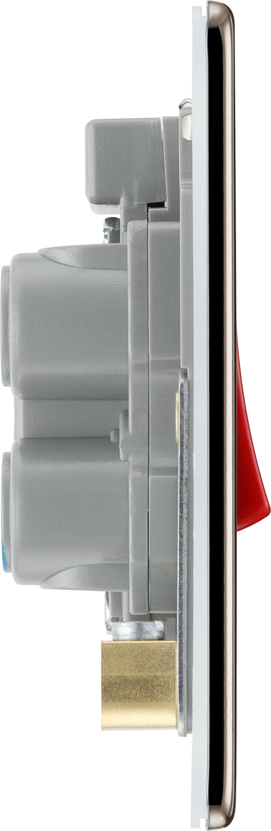 FBN74 Side - This 45A double pole switch with indicator from British General is ideal for use with cookers and ovens.