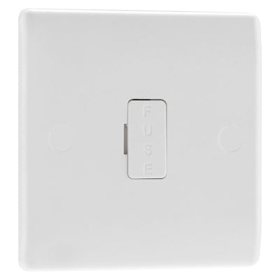 BG Nexus 13A Unswitched Fused Connection Unit White & 32mm Pattress Back Box