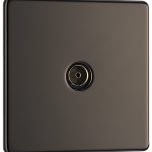 BG Electrical FBN60 Nexus Screwless Flat-Plate Single Coaxial TV Outlet by British General (BG-FBN60-Shopify-SA_1)