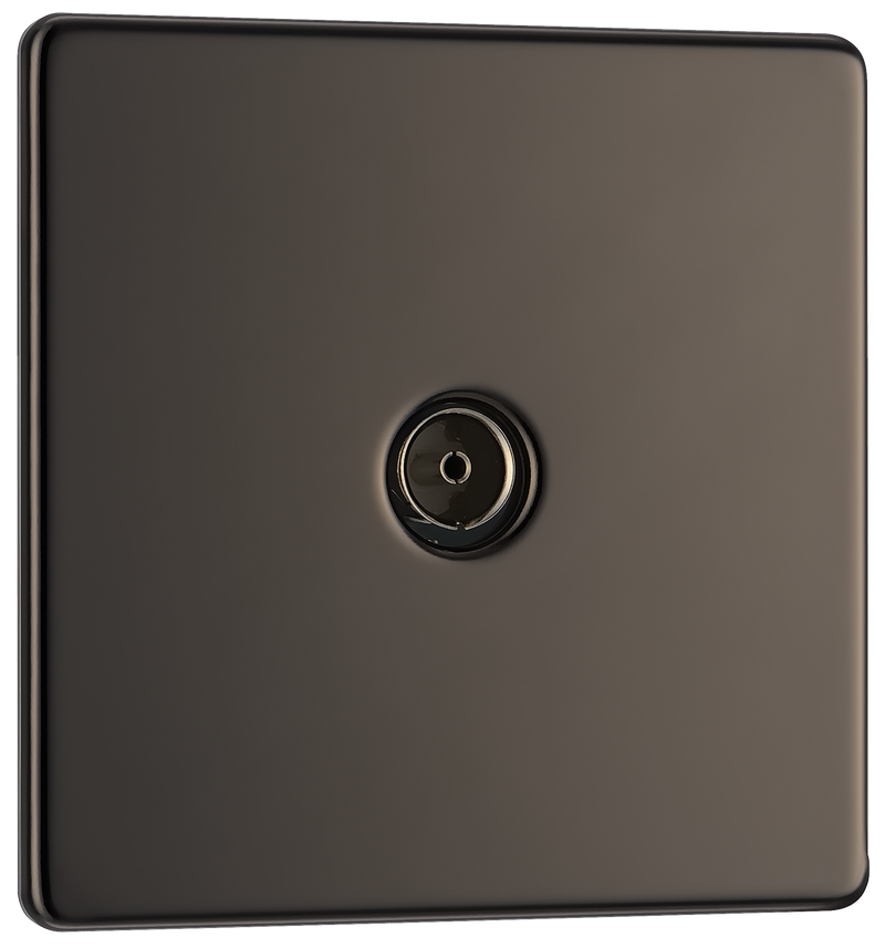 BG Electrical FBN60 Nexus Screwless Flat-Plate Single Coaxial TV Outlet