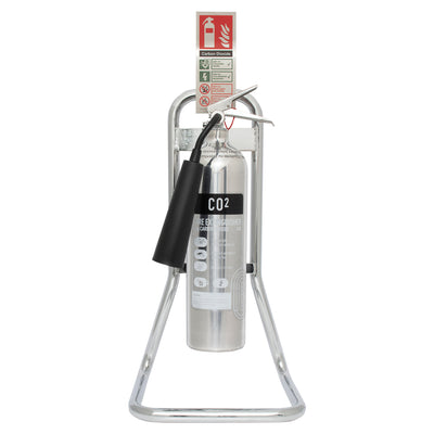 Single Chrome Extinguisher Stand - UltraFire