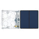 BG Evolve Matt Blue 2 Way Double Edge to Edge Rocker Switch PCDDB42EB with 25mm Steel Back Box