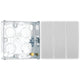 BG Evolve Brushed Steel 2 Way Triple Edge to Edge Rocker Switch PCDBS43EW with 25mm Steel Back Box