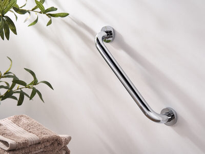 Corby Harrogate Grab Rail in Polished Steel