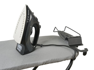 Corby Berkshire Ironing Centre in Light Grey with Sherwood 2000W Steam Iron - UK Plug