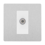 BG Evolve Brushed Steel Satellite Socket PCDBS64W by British General (BG-PCDBS64W)