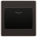 BG Nexus Screwless Black Nickel Hotel Key Card Switch FBNKYCSB