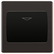 BG Nexus Screwless Black Nickel Hotel Key Card Switch FBNKYCSB by British General (BG-FBNKYCSB)