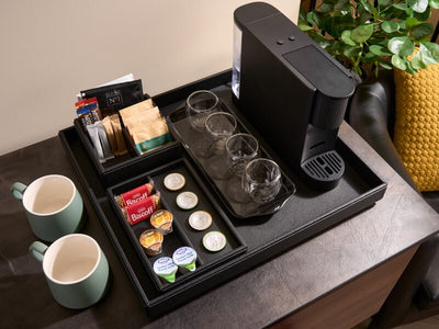 Corby Highland Large Tray in Black Leather by Corby of Windsor (Corby-26817)