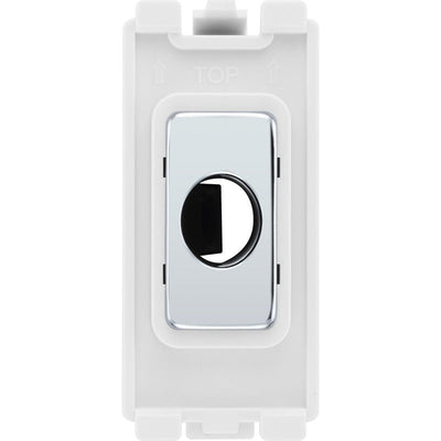 BG RPCFLEX Nexus Grid Polished Chrome 10mm Flex Outlet Module