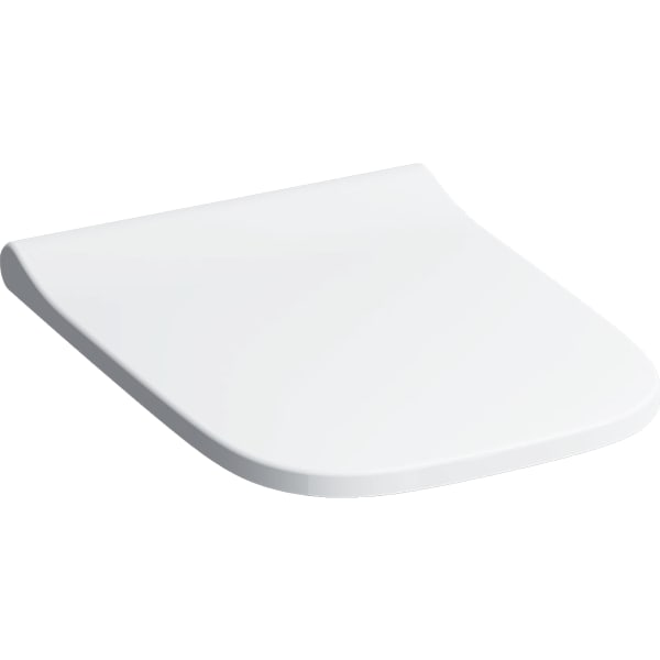 Geberit Smyle Square Slim Soft Close Toilet Seat With Q/R Hinges - 500.687.01.1