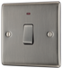NBI31 Front -  This double pole switch with indicator from British General has been designed for the connection of refrigerators water heaters, central heating boilers and many other fixed appliances. 