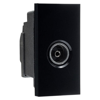 BG Euro Module Matt Black TV FM DAB Aerial & BT Master Telephone Socket