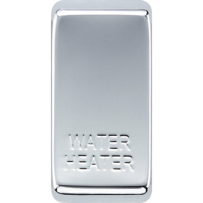 BG RRWHPC Nexus Grid Polished Chrome 'WATER HEATER' Rocker