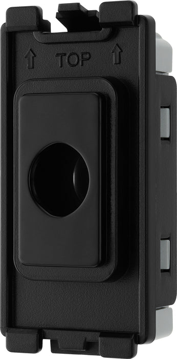 BG RPCDBFLEX Evolve Grid Black 10mm Flex Outlet Module