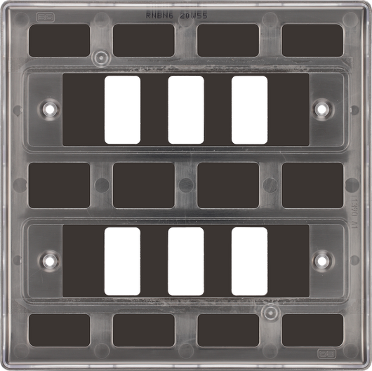 RNBN6 Back - The Grid modular range from British General allows you to build your own module configuration with a variety of combinations and finishes.