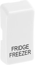 BG RRFFPCDW Evolve Grid White 'FRIDGE FREEZER' Rocker