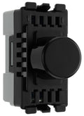 BG RPCDBDLT Evolve Grid Black 200W 2 Way Intelligent Trailing-Edge LED Push Rotary Dimmer Module