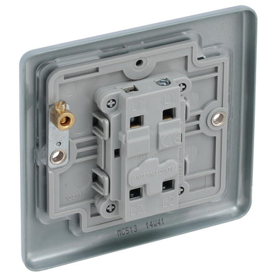 BG MC513 Metal Clad 20A 16AX Intermediate Light Switch by British General (BG-MC513)