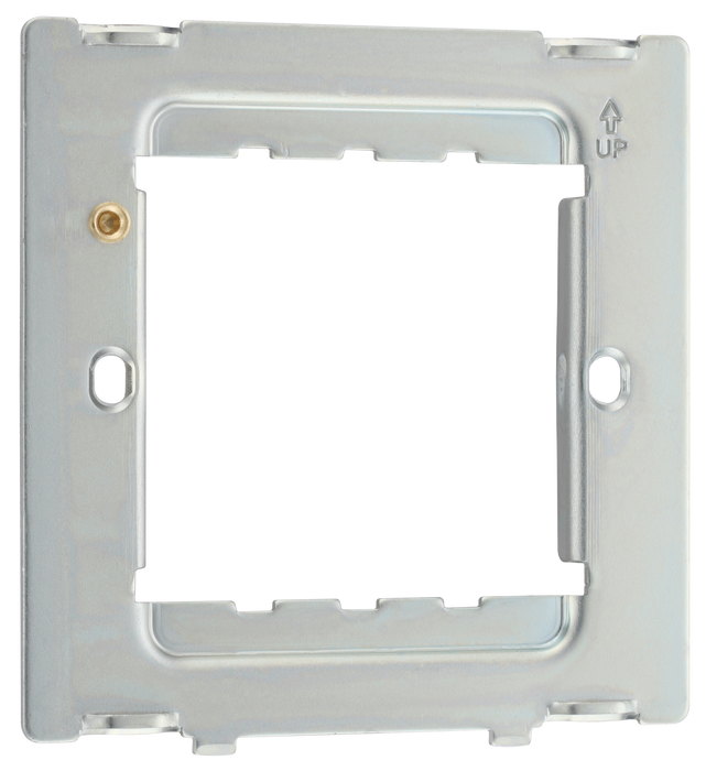 RFR12PCD Front - The Grid modular range from British General allows you to build your own module configuration with a variety of combinations and finishes. This frame is suitable for installation of Evolve Grid frontplates that fit 1 or 2 Grid modules.