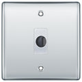BG Nexus Metal Polished Chrome Flex Outlet Socket NPCFLEX