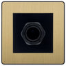 BG Evolve Satin Brass 45A Flex Outlet Euro Module | Black Insert by British General (BG-PCDSBEMS2B+EM45AFO)