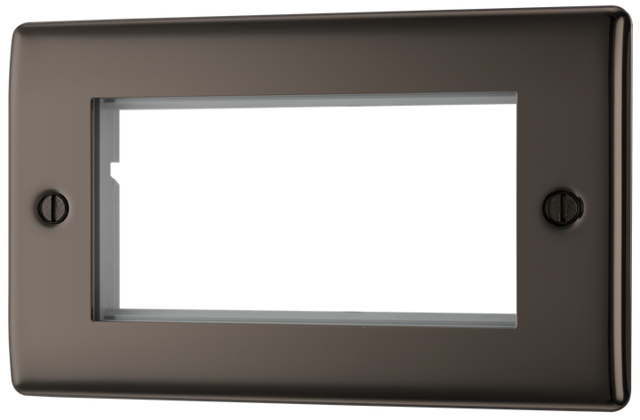 NBNEMR4 Front - The Euro Module range from British General combines plates and interchangeable modules so you can configure your own bespoke switches and sockets. 