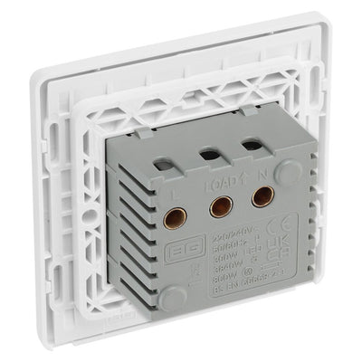 BG Evolve Pearlescent White Key Card Switch PCDCLKYCSW