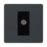 BG Evolve Matt Grey Satellite Socket PCDMG64B by British General (BG-PCDMG64B)