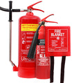 6ltr Wet Chemical, 2kg CO2 Fire Extinguisher & Fire Blanket Special Offer