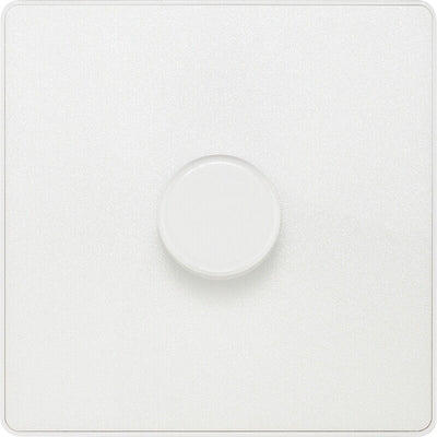 Switches: BG Evolve Pearlescent White Screwless Switches & Sockets White Insert Full Range PCDCL12W - Single Light Switch 20A by British General (BG-EVOLVE-PEARLESCENT-WHITE-PCDCL12W)