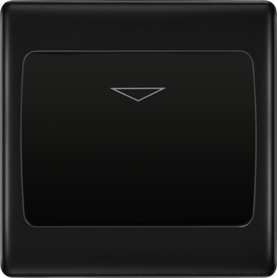 BG NFBKYCSB Nexus Metal Matt Black 16A Hotel Key Card Switch