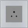 BG Nexus Screwless Polished Chrome 2A Unswitched Socket FPC28MG by British General (BG-FPC28MG)
