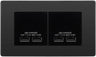 BG Evolve Black Chrome 4G Euro Plate with 2X USB-A Dual Chargers – Black Insert by British General (BG-PCDBCEMR4B+EMUSB3B)