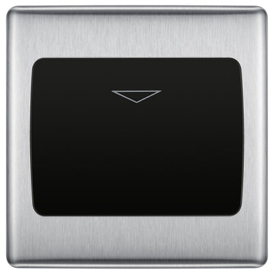 BG Nexus Metal Brushed Steel Key Card Switch NBSKYCSB by British General (BG-NBSKYCSB)