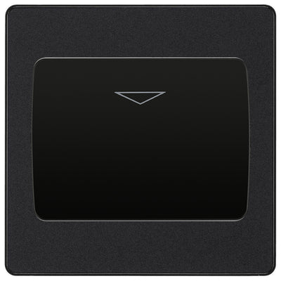 BG Evolve Matt Black Hotel Key Card Switch PCDMBKYCSB by British General (BG-PCDMBKYCSB)