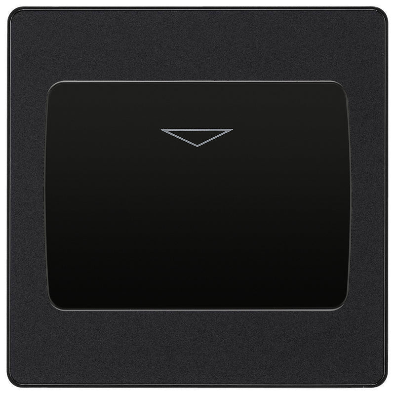 BG Evolve Matt Black Hotel Key Card Switch PCDMBKYCSB