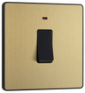 BG Evolve PCDSB31B Satin Brass 20A 2 Pole LED Switch-Black Insert by British General (BG-PCDSB31B-Shopif-SA_1)