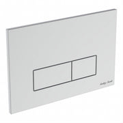 Armitage Shanks Oleas P2 Pneumatic Dual Flushplate - Chrome - S0857AA by Armitage Shanks (ArmitageShanks-S0857AA)