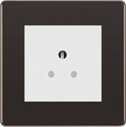 BG Nexus Screwless Black Nickel 5A Unswitched Socket FBN29MW by British General (BG-FBN29MW)