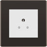 BG Nexus Screwless Black Nickel 5A Unswitched Socket FBN29MW by British General (BG-FBN29MW)