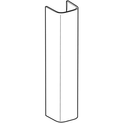 Geberit Selnova Square Full Pedestal - 501.476.00.6 by Geberit (Geberit-501.476.00.6)