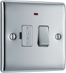 Newlec British General NPC52 Nexus Metal Polished Chrome 13A Neon Switched Fused Spur Unit by Newlec (Newlec-BG-NPC52-Shopify_1)