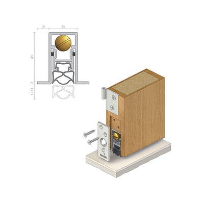 Astroflame Automatic Acoustic & Smoke Door Bottom Seals