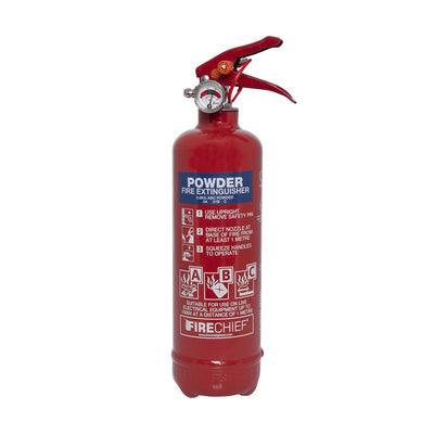 0.6kg Powder Fire Extinguishers for Cars, Caravans and Travel - Firechief