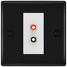 BG Nexus Matt Black Euro Module RCA X 2 Outlet NFBRCA2W by British General (BG-NFBRCA2W)