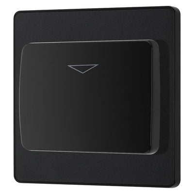 BG Evolve Matt Black Hotel Key Card Switch PCDMBKYCSB