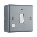BG MC531 Metal Clad | 1 Gang 20A Flex Outlet Neon Switch