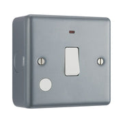 BG MC531 Metal Clad | 1 Gang 20A Flex Outlet Neon Switch by British General (BG-MC531)
